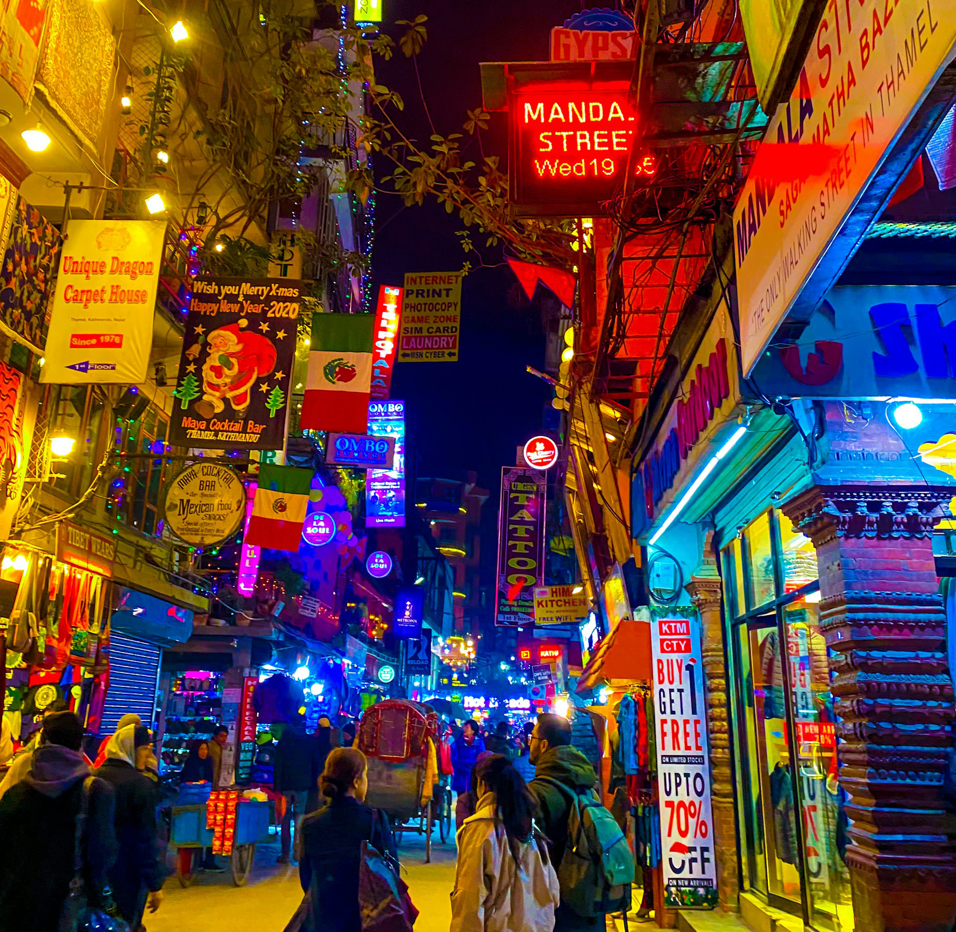 Night Time at Thamel